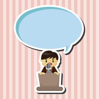 iş adamı teslim konuşma Tema öğeleri