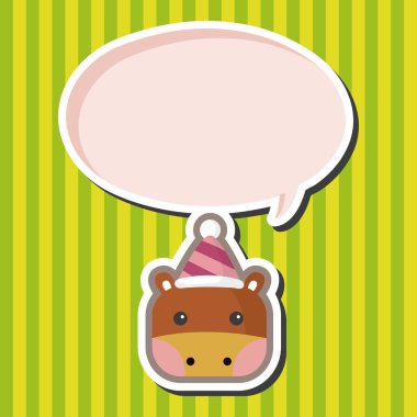 hayvan at çizgi film Tema öğeleri