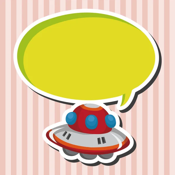 UFO téma elemek — Stock Vector