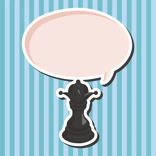 Elementi a tema scacchi — Vettoriale Stock
