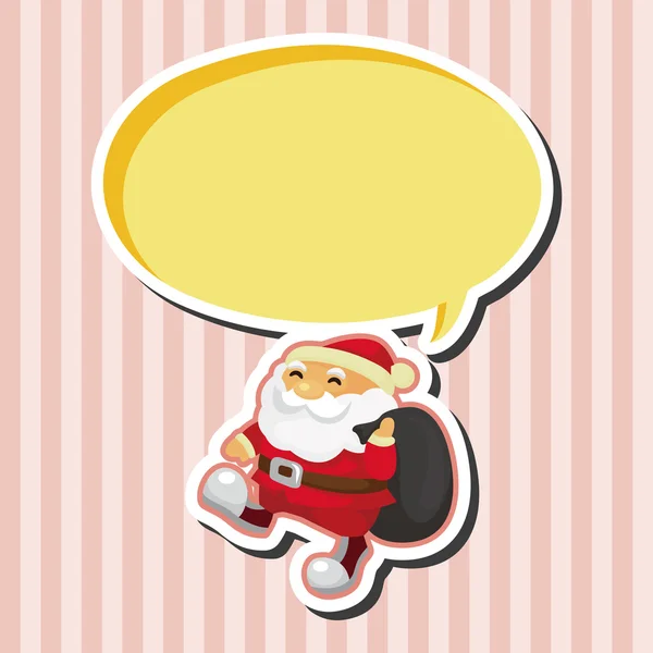 Santa claus theme elements — Stock Vector