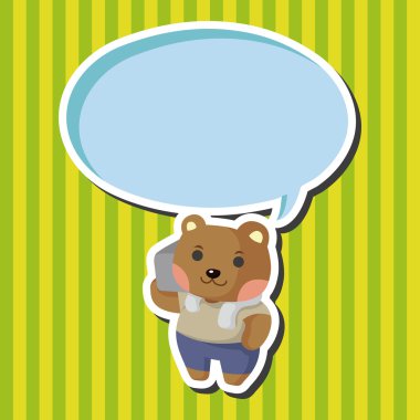 hayvan ayı alt çizgi film Tema öğeleri