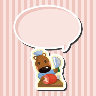 hayvan at Şef çizgi film Tema öğeleri