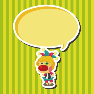 sirk palyaço Tema öğeleri