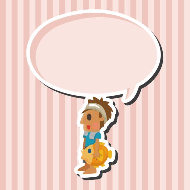 balıkçı çizgi film Tema öğeleri