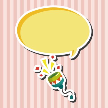 Doğum günü şerit Tema öğeleri