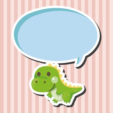 dinozor çizgi film Tema öğeleri