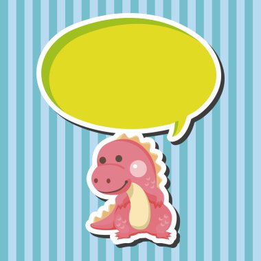 dinozor çizgi film Tema öğeleri