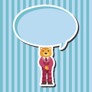 hayvan kedi alt çizgi film Tema öğeleri