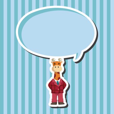 hayvan zürafa alt çizgi film Tema öğeleri