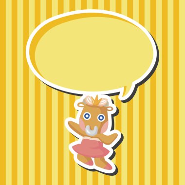 hayvan çıngırak dans çizgi film Tema öğeleri