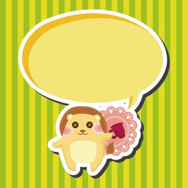 öğleden sonra çay Tema öğeleri olan hayvan sincap