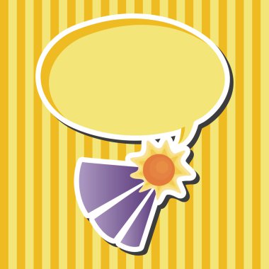 Hava güneşli gün Tema öğeleri