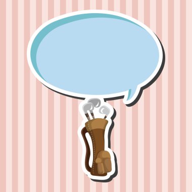 Golf ekipman Tema öğeleri