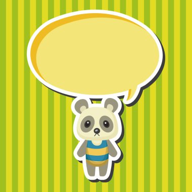 hayvan panda yaz çizgi film Tema öğeleri