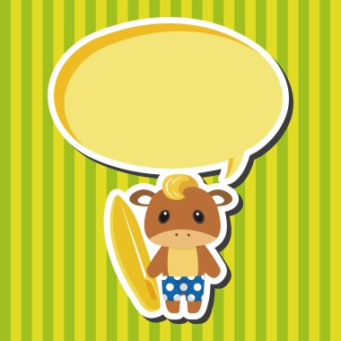 hayvan çıngırak yaz çizgi film Tema öğeleri