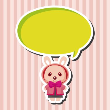 hayvan tavşan kış çizgi film Tema öğeleri