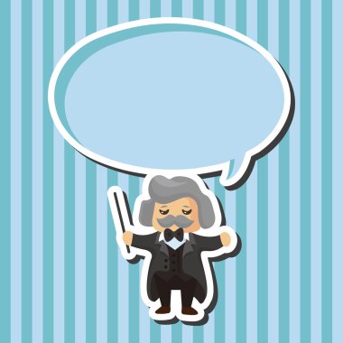 karakter müzisyen orkestra şefi Tema öğeleri