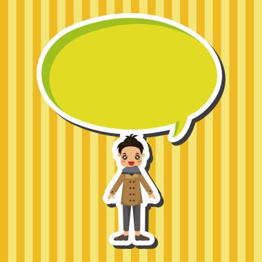 Erkek adam çizgi film Tema öğeleri