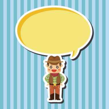 kovboy Tema öğeleri