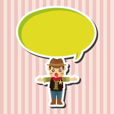 kovboy Tema öğeleri