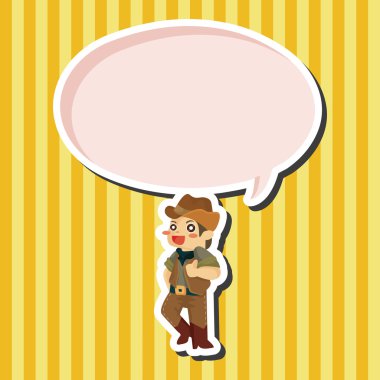 kovboy Tema öğeleri