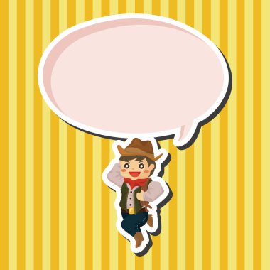 kovboy Tema öğeleri