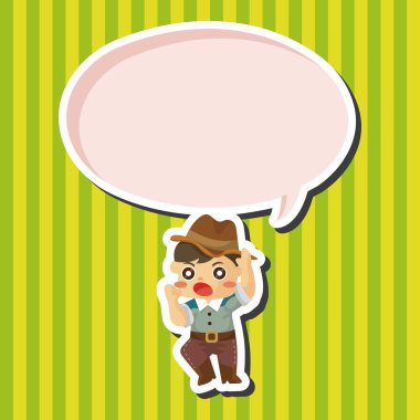 kovboy Tema öğeleri