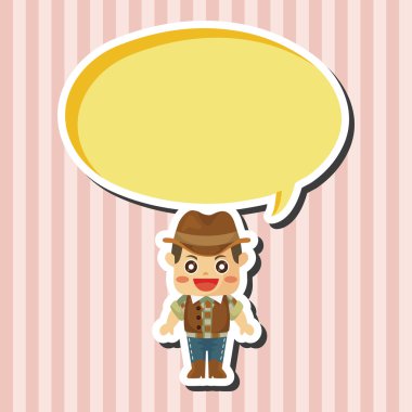 kovboy Tema öğeleri