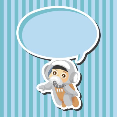 Uzay astronot Tema öğeleri