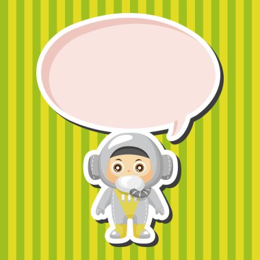 Uzay astronot Tema öğeleri