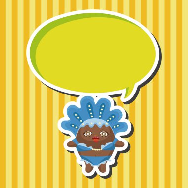 Karnaval dansçı Tema öğeleri