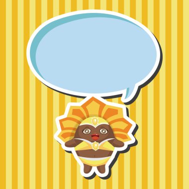 Karnaval dansçı Tema öğeleri