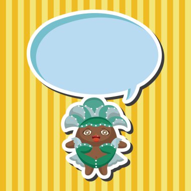 Karnaval dansçı Tema öğeleri