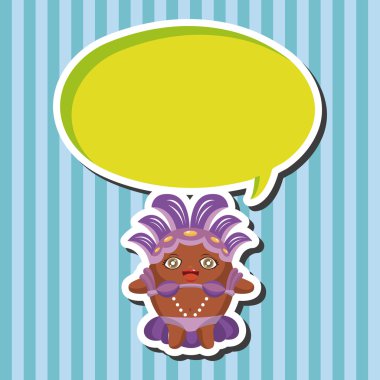 Karnaval dansçı Tema öğeleri