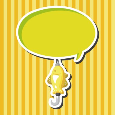 Balıkçılık yem Tema öğeleri