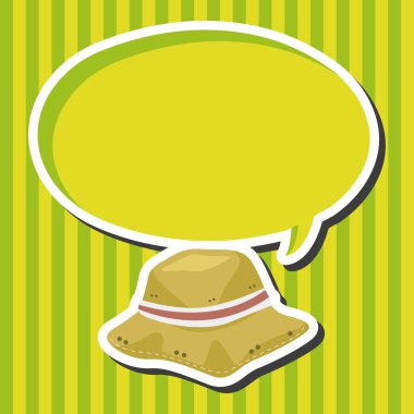 Balık tutma şapka Tema öğeleri