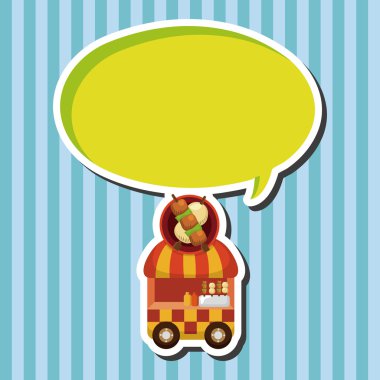 Stil yemek vagonu Tema öğeleri