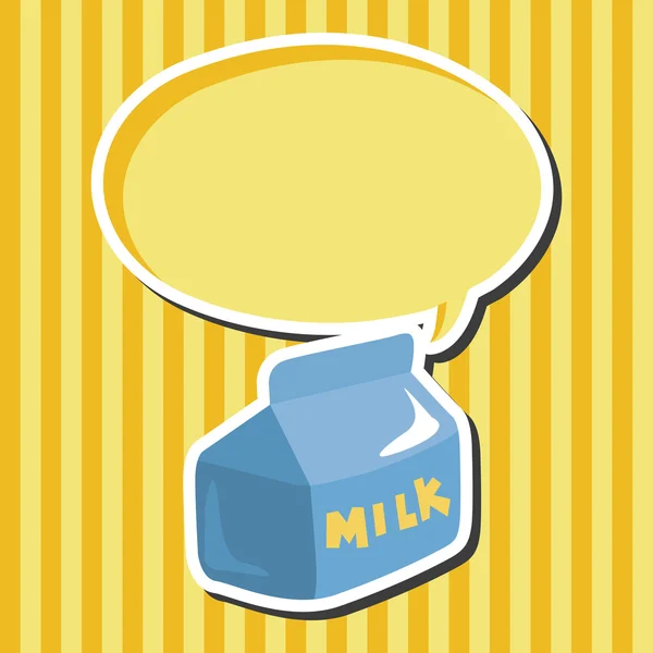 Milk theme elements — Stock Vector