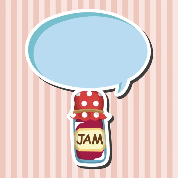 Jam temaelement — Stock vektor