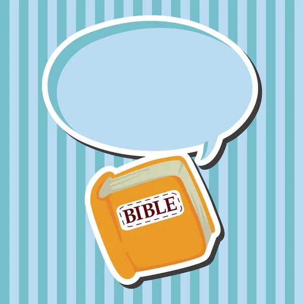 Biblia tematu elementów — Wektor stockowy