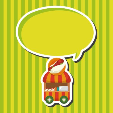 Stil yemek vagonu Tema öğeleri