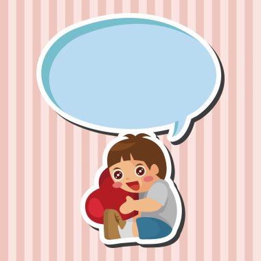 kalp karakter Tema öğeleri grubu