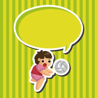 Voleybol oyuncu Tema öğeleri