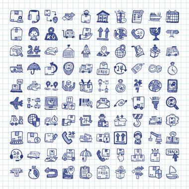 Doodle Lojistik Simgeler