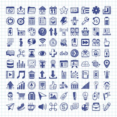 Doodle web simgeler