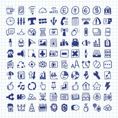 Doodle web simgeler