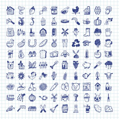 doodle simgeler tarım