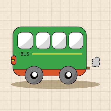 ulaşım araba tema öğeleri vektör, eps