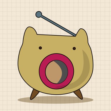 radyo Tema öğeleri vektör, eps